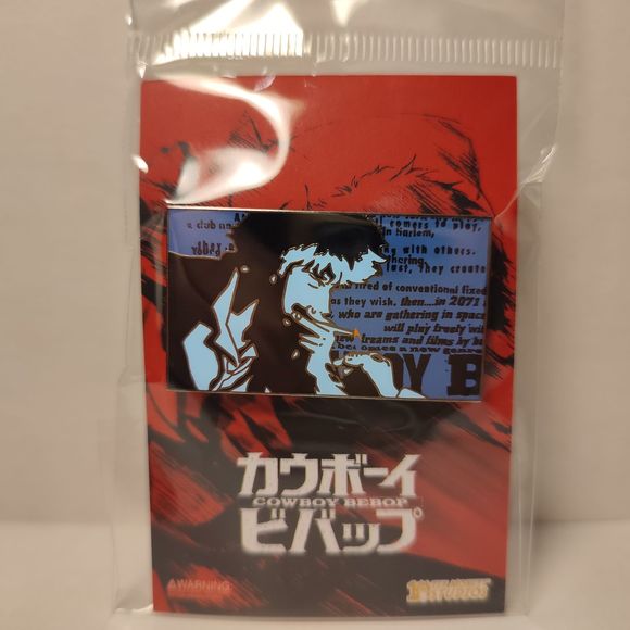 Cowboy Bebop Blue Cigarette Spike Enamel Pin Official Collectible Anime Brooch - Picture 2 of 3